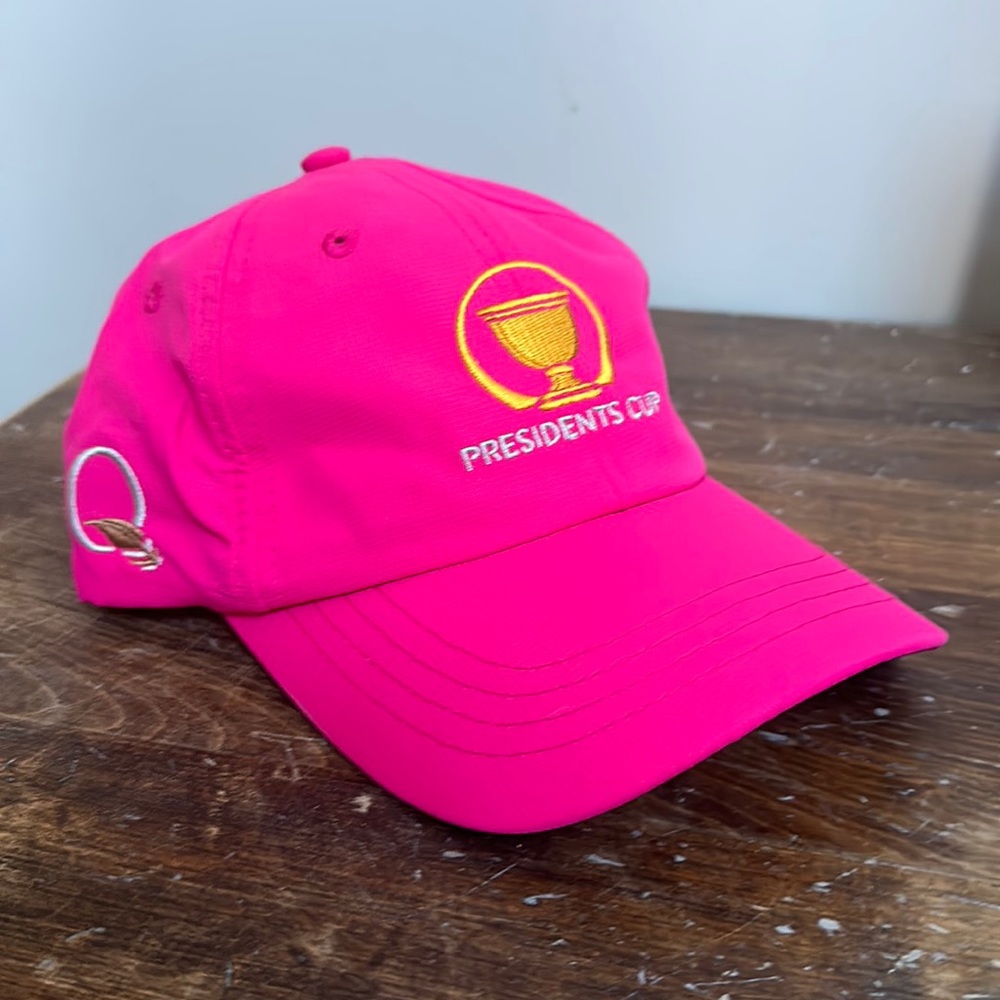 Girl’s President’s Cup Golf Tournament Performance Cap, Size Youth, Bright Pink